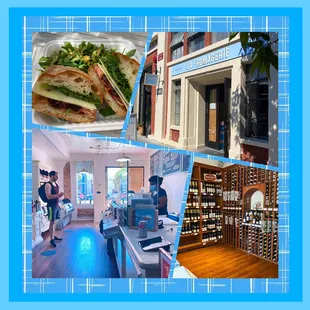 Montage of images from La Fromagerie Cheese Shop