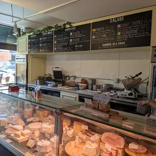 a woman behind the counter