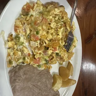 Breakfast Migas plate