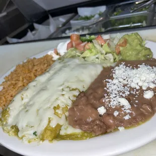 Enchiladas Verdes / Green salsa enchiladas