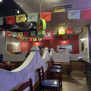 tables and chairs