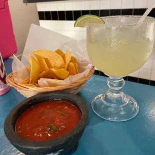 Margarita, Chips and Salsa