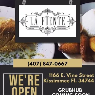 Place your orders.
