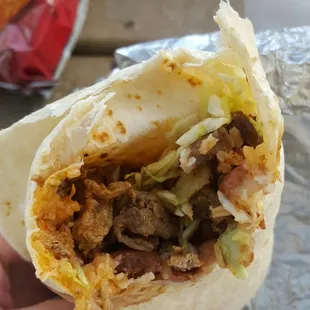 Asada burrito