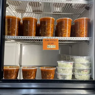 Authentic pork pozole made daily! Once you try it you'll be hooked!