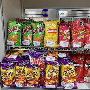 a variety of chips