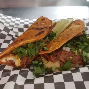 Quesa Birria tacos