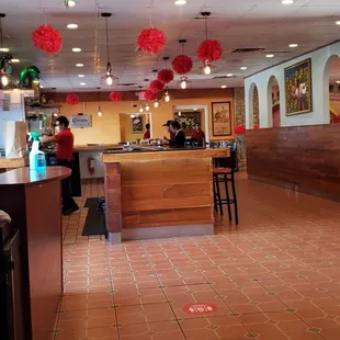Bar area