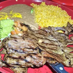 Carne Asada Plate