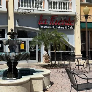 Front of restaurant