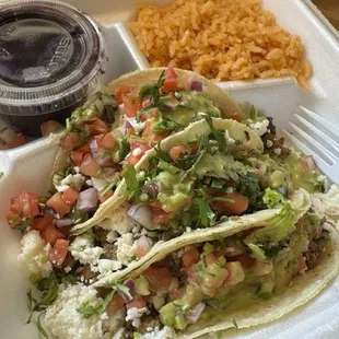 Street Tacos with steak