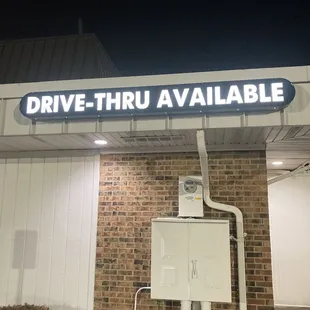 Drive-Thru option