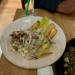 Ceviche so delicious!