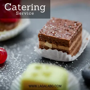 Make YOUR party planning easy with our catering service.
