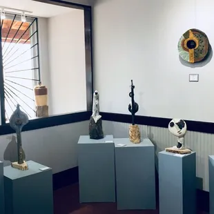 Ceramic sculptures by Kathy Baur