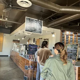 The inside of the restaurant