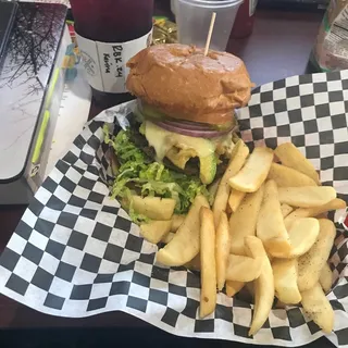911 Burger with Fries