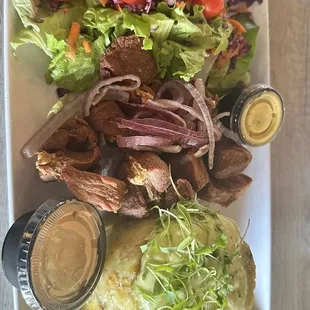 steak, food
