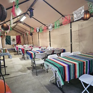 They Have Plenty Of Seating Area. With Mounted TV On One Of The Sides.