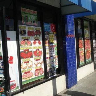 the outside of the store