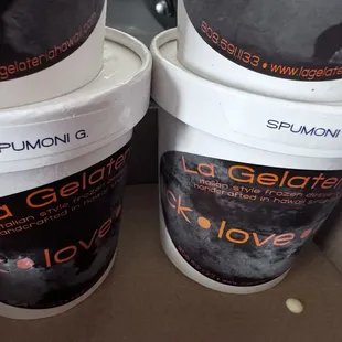 My personal fave here:   Spumoni gelato
