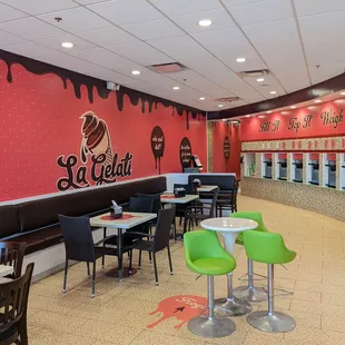 the interior of a restaurant