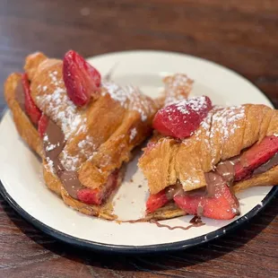 Nutella Strawberry Croissant