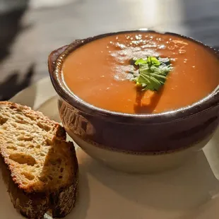 Tomato soup is perfect for a winter day!