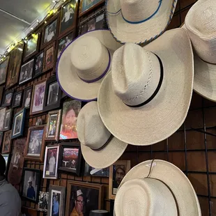 Hats for sale &amp; Memorial Wall