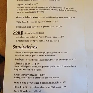 Menu 1st page