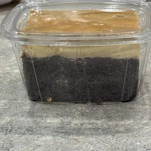 Flan topped chocolate cake