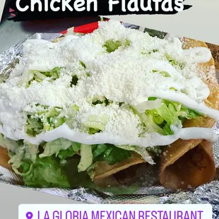 Chicken Flautas