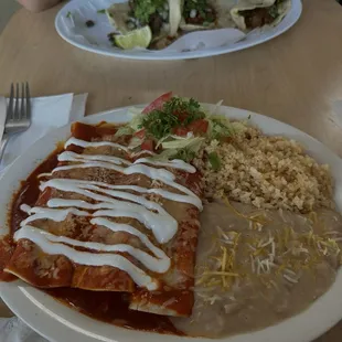 Enchilada Plate
