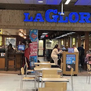 Pretty empty, waitress/bartender