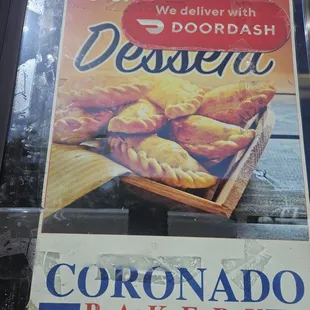 Doordash and desserts from Coronado Bakery!