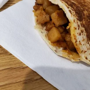 gordita de chorizo con papa