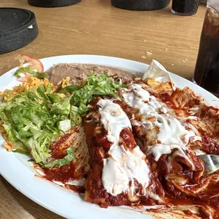 Enchiladas rojas!!