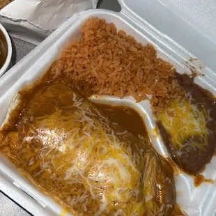 Carne asada wet burrito