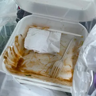 It was all full and all empty