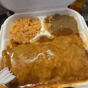 Chile Colorado Burrito