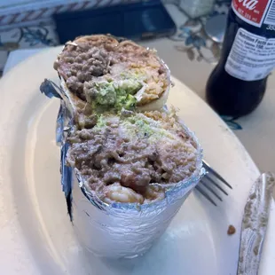 Buritto with asada