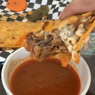 Consome with Birria