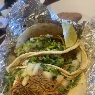 Barbacoa taco authentic (street taco style)