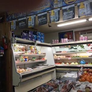 a variety of food items