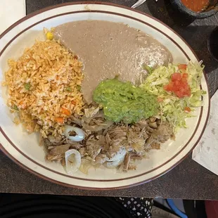 Carnitas plate