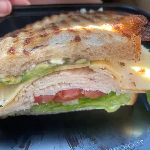 Stacked Turkey Sandwich