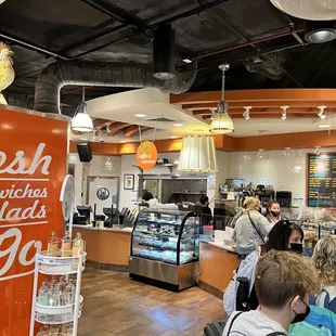 customers in a deli