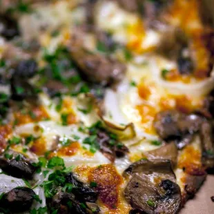 Mushroom Party with our Gluten free crust!