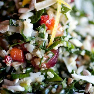 Shredded Kale + Quinoa Salad