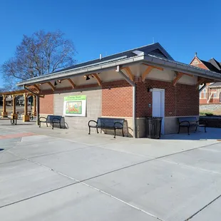 Restrooms and picnic area